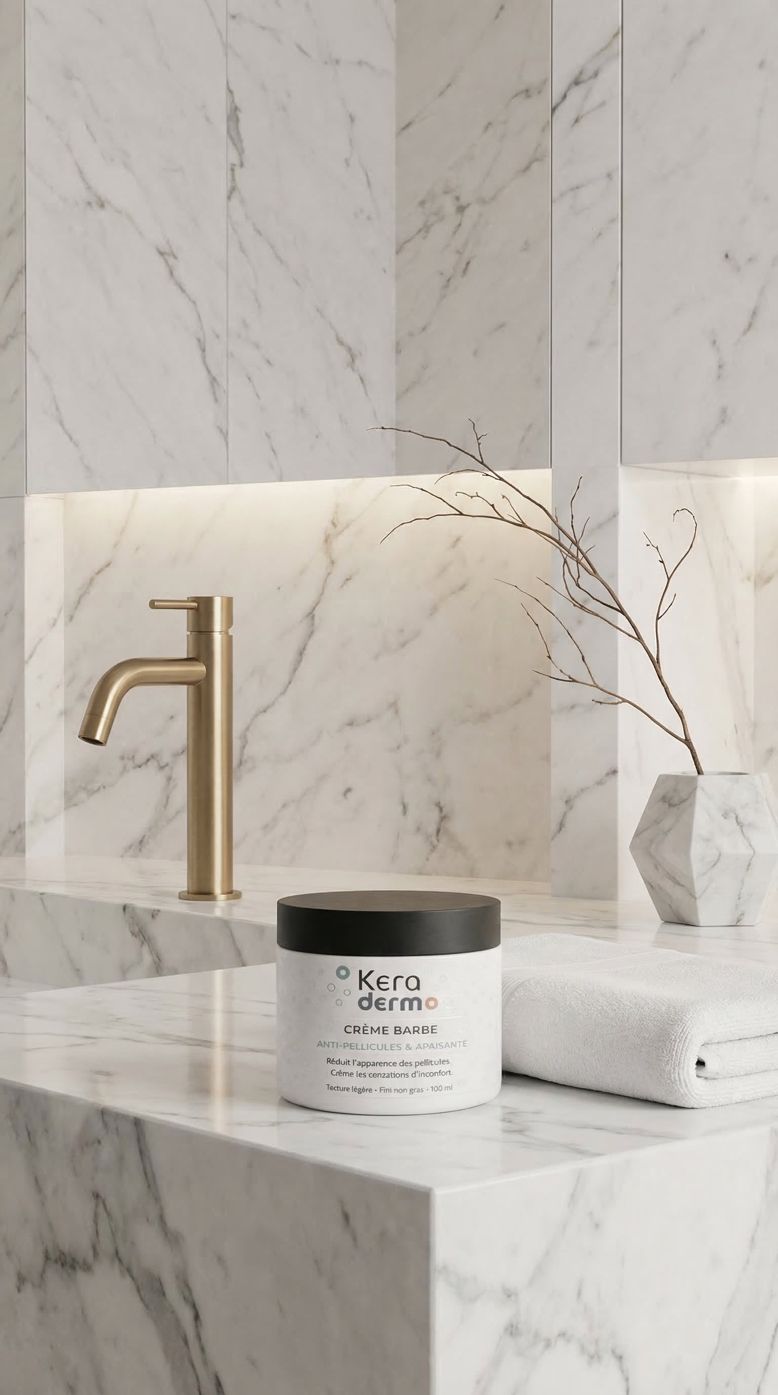 Crème Barbe Anti-Pellicules & Apaisante - 100 ml